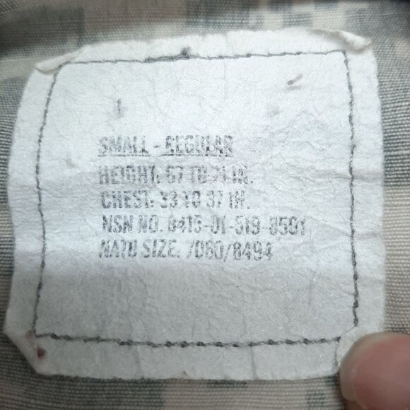Army Combat Uniform Shirt Coat Military ACU Digital Camo Mens Sz Small - Picture 7 of 7